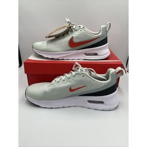 Nike Air Max Nuaxis Running Shoes Men Sz 10 FD4329-006 Light Silver/Picante Red